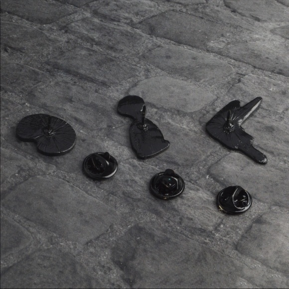 3 Piece “Painters Set” Thick Cartoon Enamel Pins - Picture 3 of 4